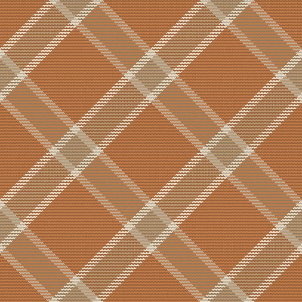 Check plaid seamless fabric texture. Diagonal print. vector