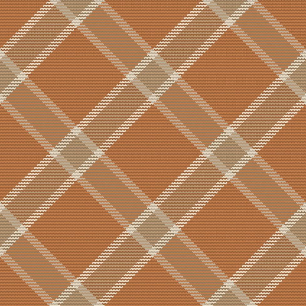 Check plaid seamless fabric texture. Diagonal print. vector