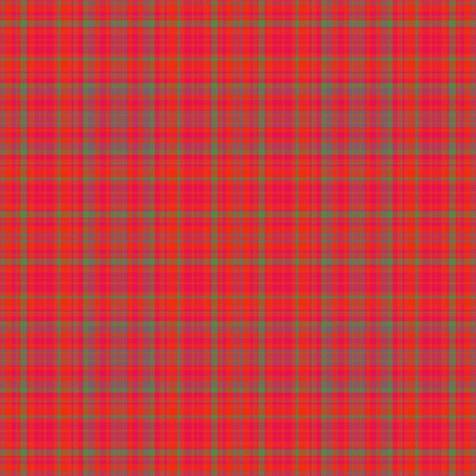 Fabric seamless tartan. Pattern textile texture. Background plaid vector check.