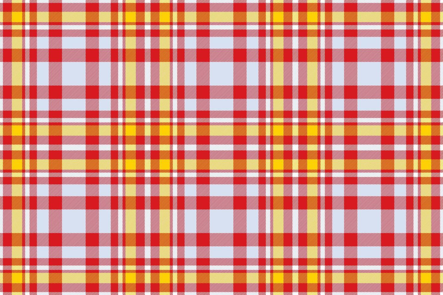 Plaid pattern seamless. Check fabric texture. Stripe square background. Vector textile design.