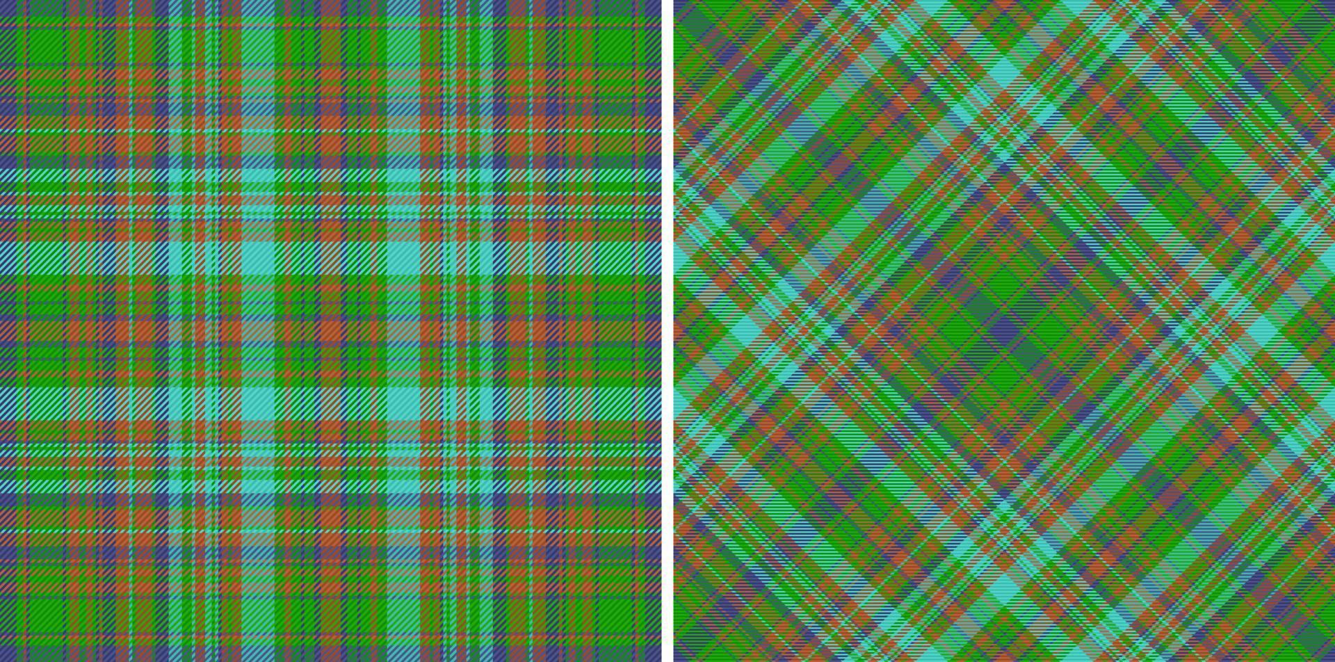 tela de fondo sin costuras. comprobar textil vectorial. patrón tartán textura plaid. vector