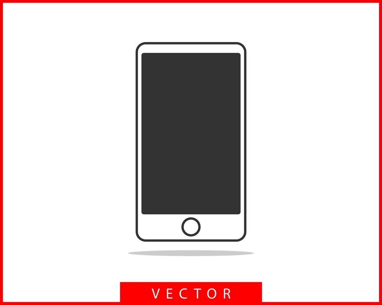 ilustración de vector de icono de teléfono. aplicación de centro de llamadas. iconos de teléfono estilo plano de moda. contáctenos silueta de línea.