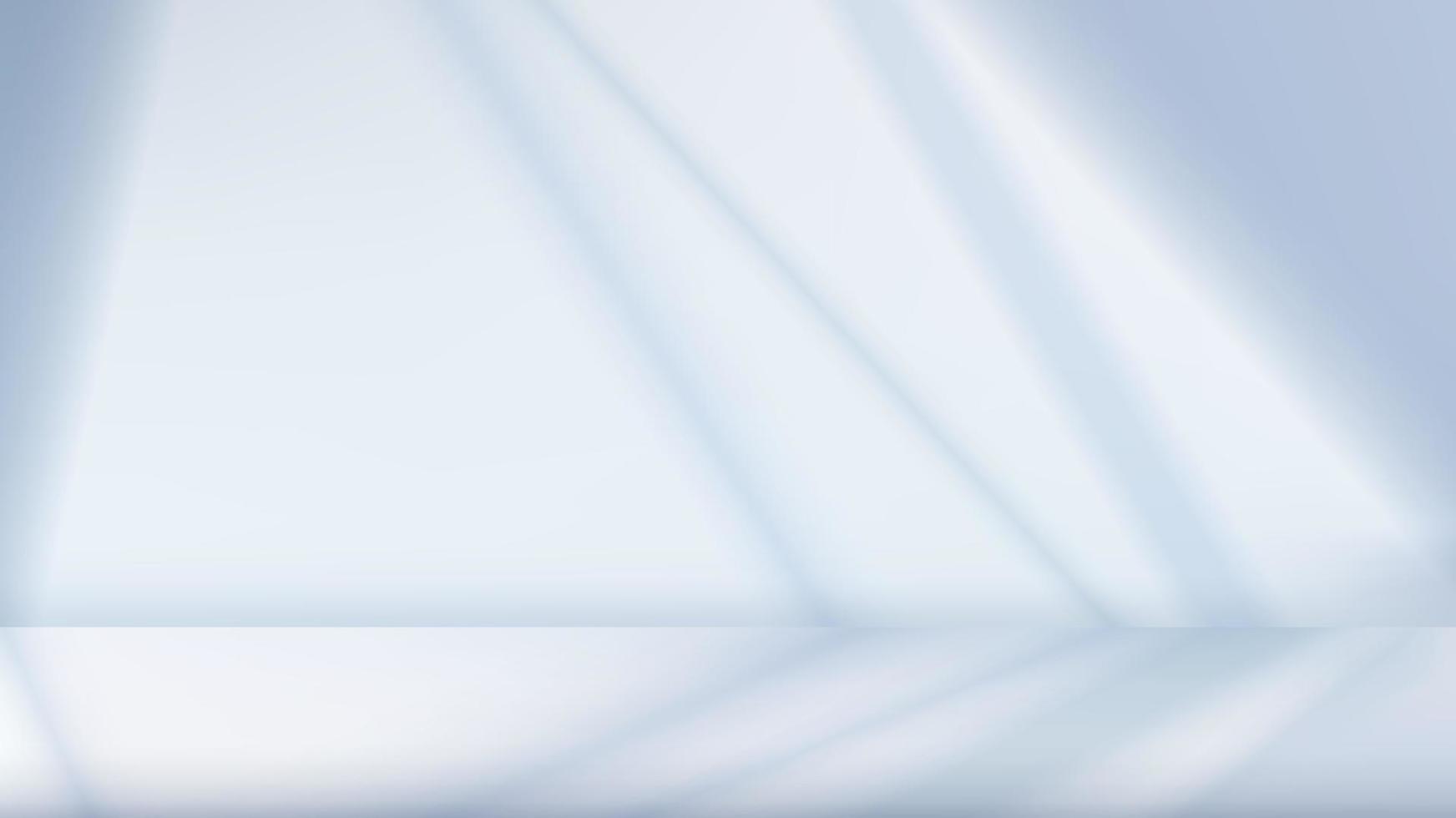 Abstract white empty studio room background vector