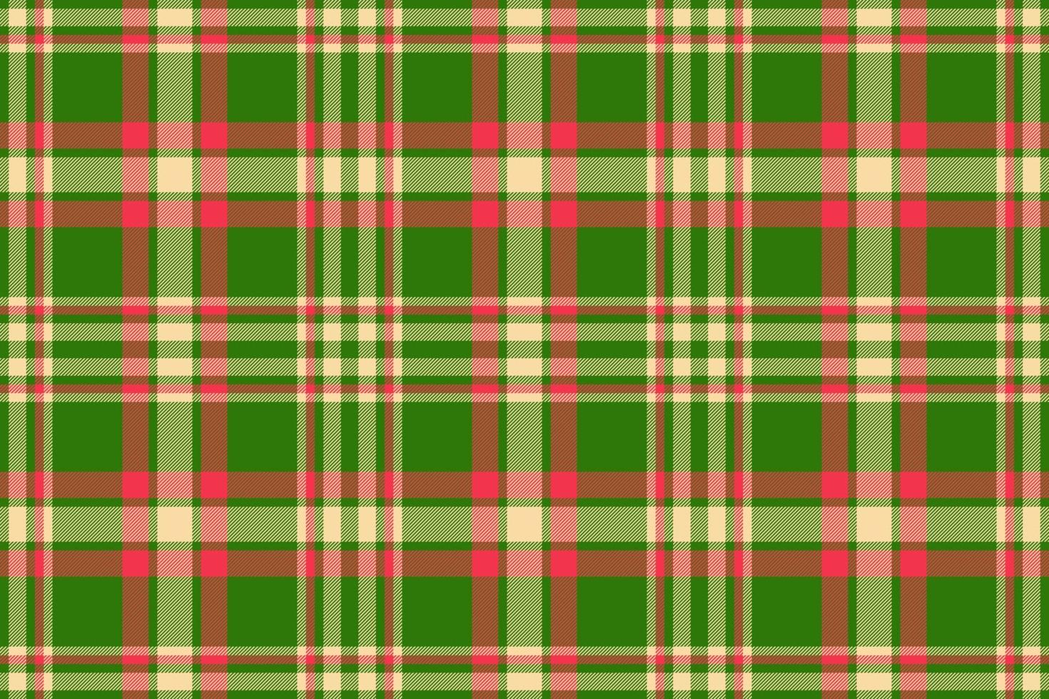 Fabric textile pattern. Tartan seamless check. Plaid vector texture background.