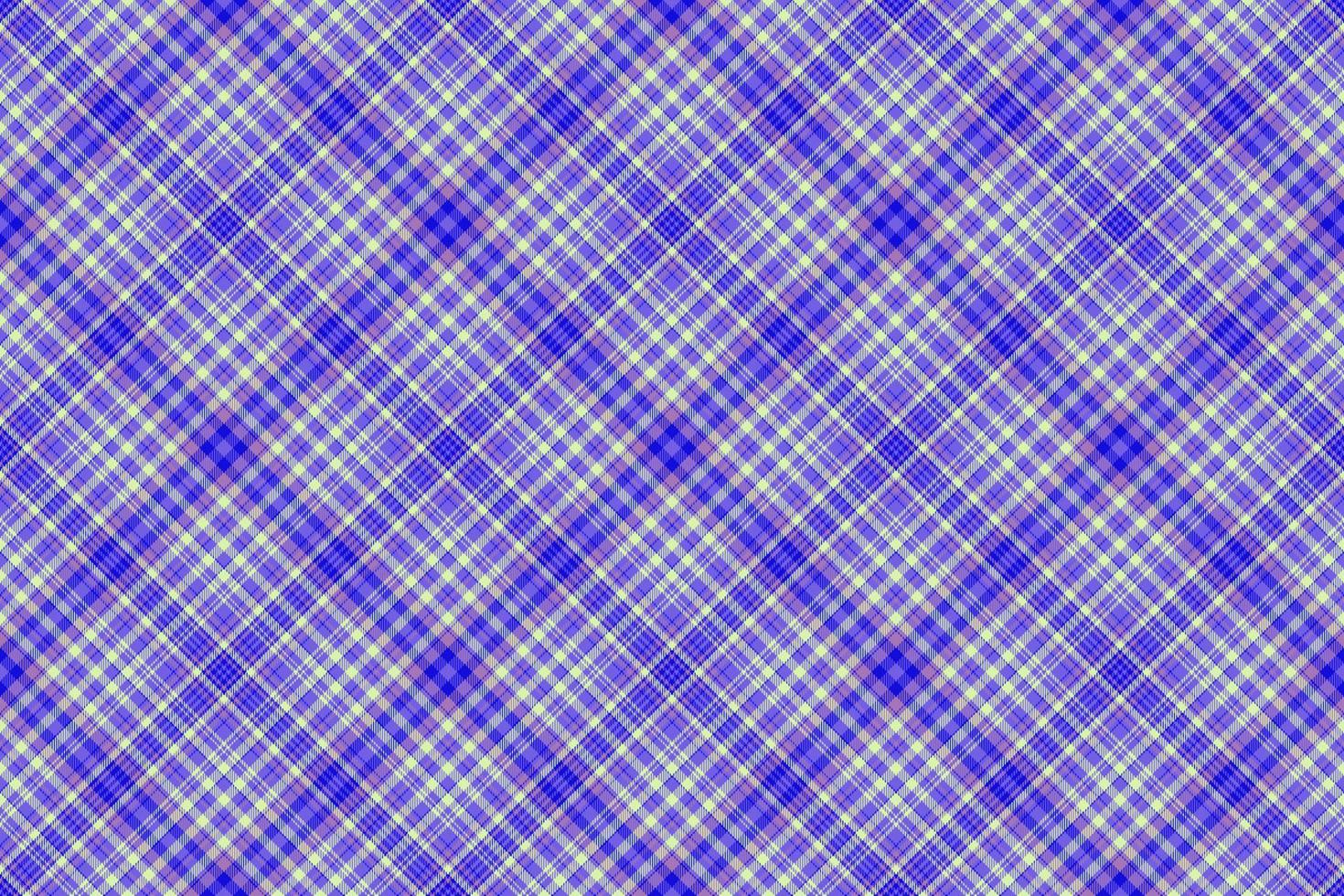 Plaid tartan pattern. Texture fabric background. Seamless vector textile check.