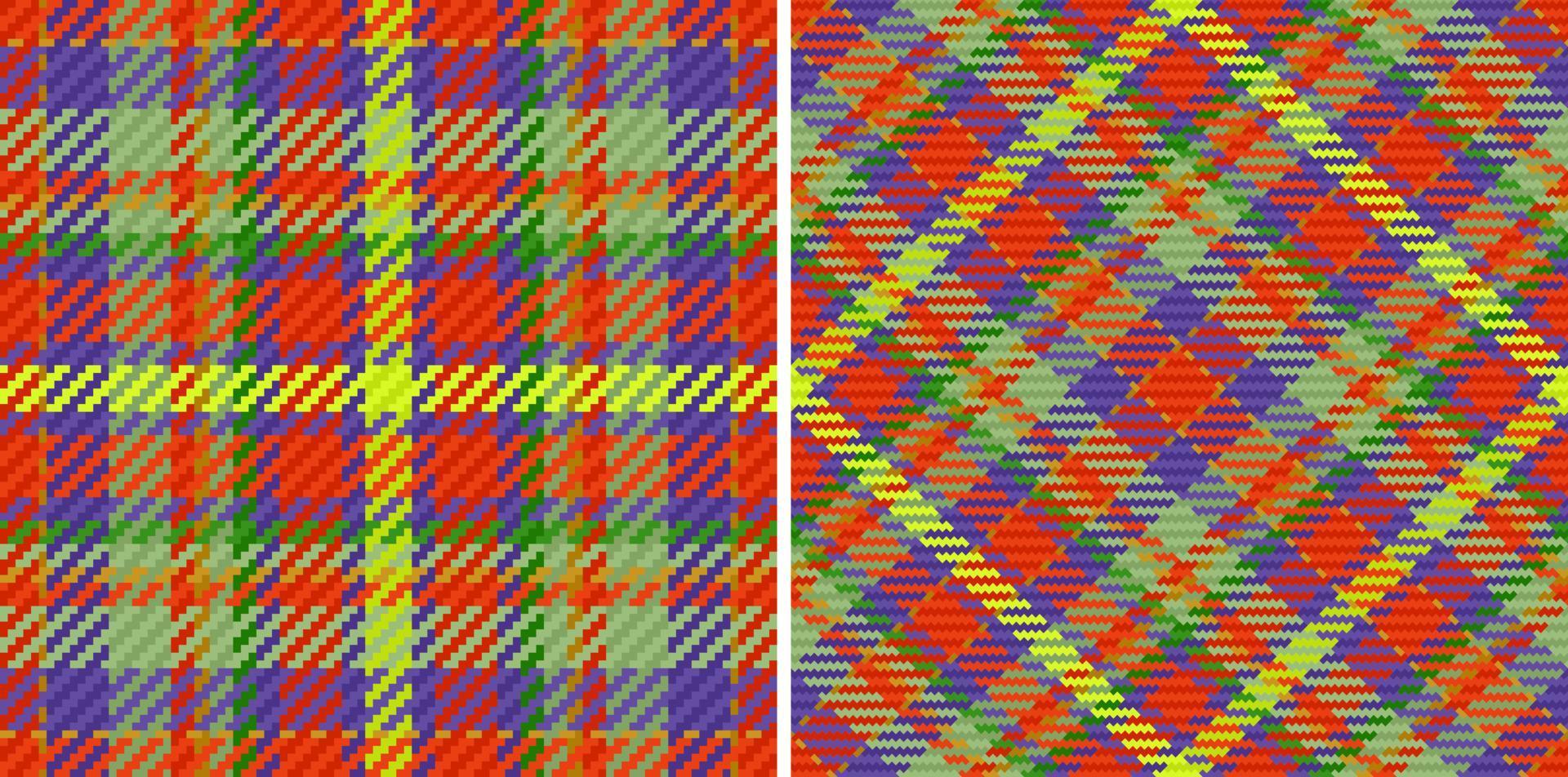 fondo de verificación de patrón. vector textil de textura. tela escocesa de tartán sin costuras.