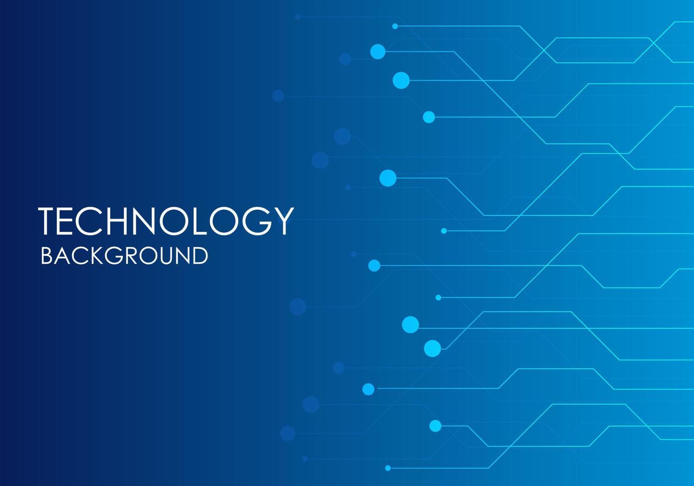 tecnología de fondo, las líneas de la conexión de transmisión de datos, hay un resplandor en la transmisión de datos. use tonos azules para resaltar moderno, elegante y simple. vector