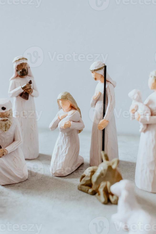 Minimal Christmas Nativity Scene photo