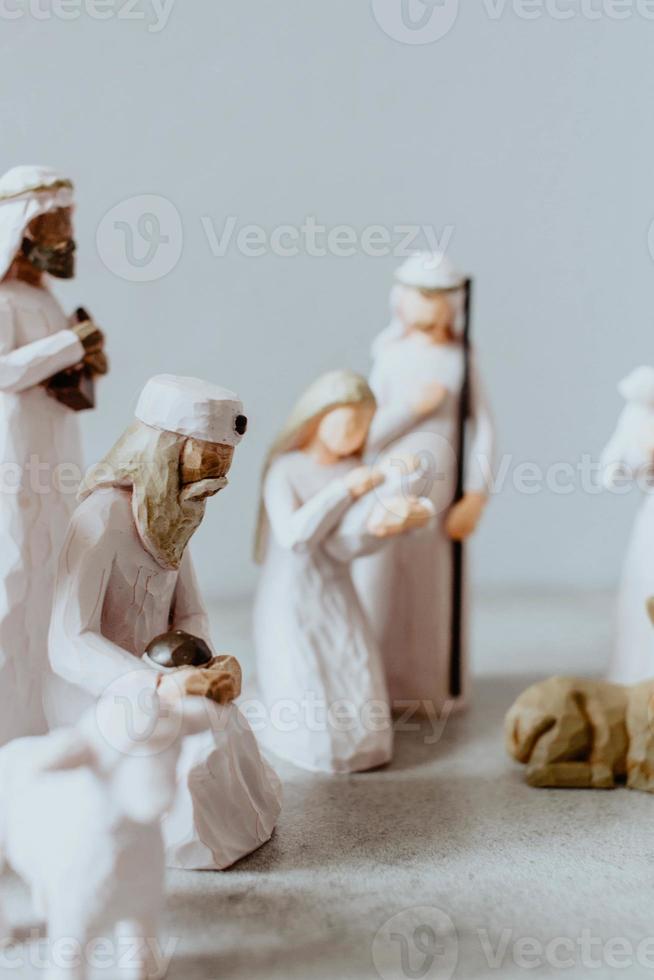 Minimal Christmas Nativity Scene photo