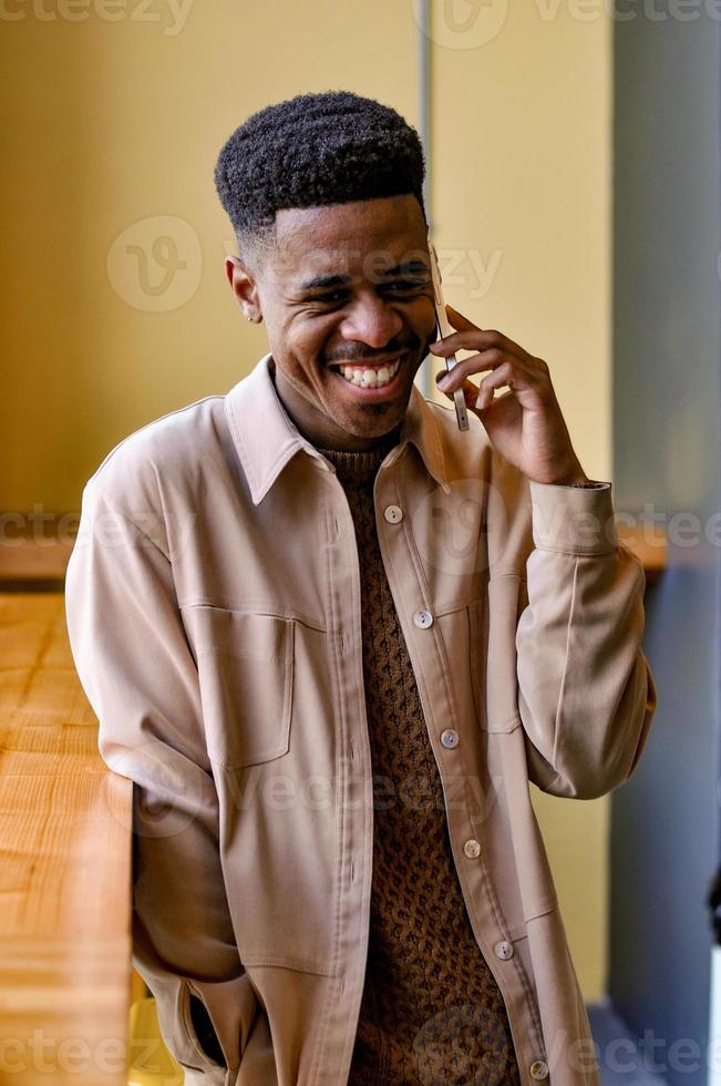 Black Business Man Working photo