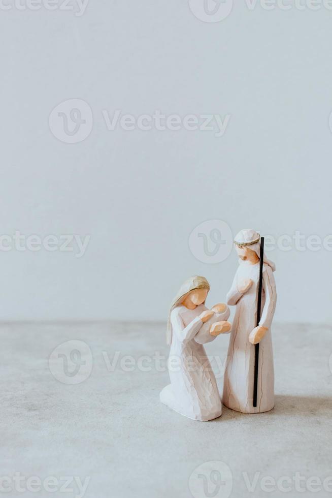 Minimal Christmas Nativity Scene photo