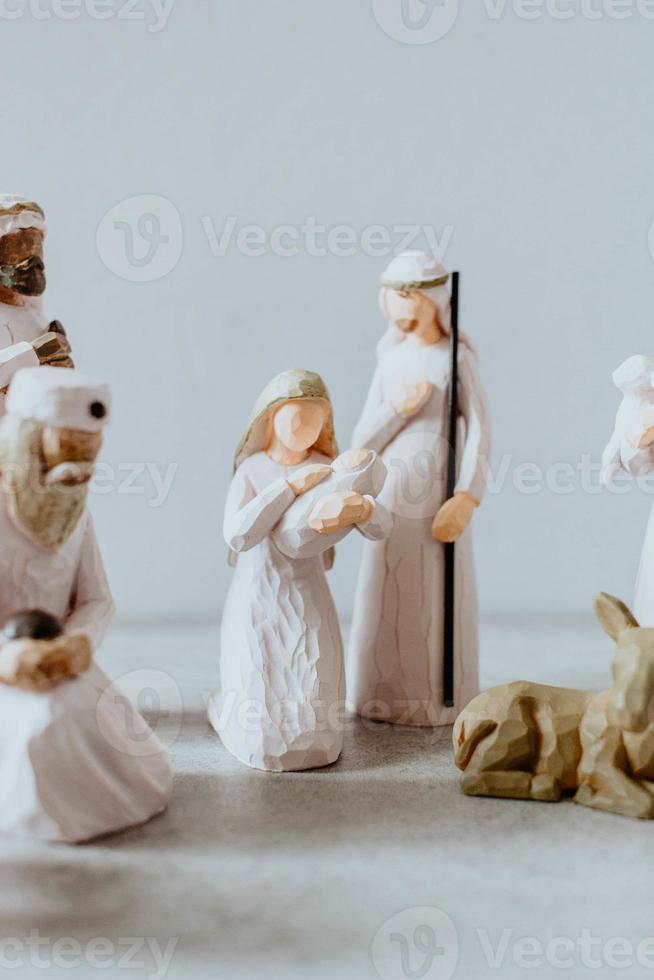 Minimal Christmas Nativity Scene photo