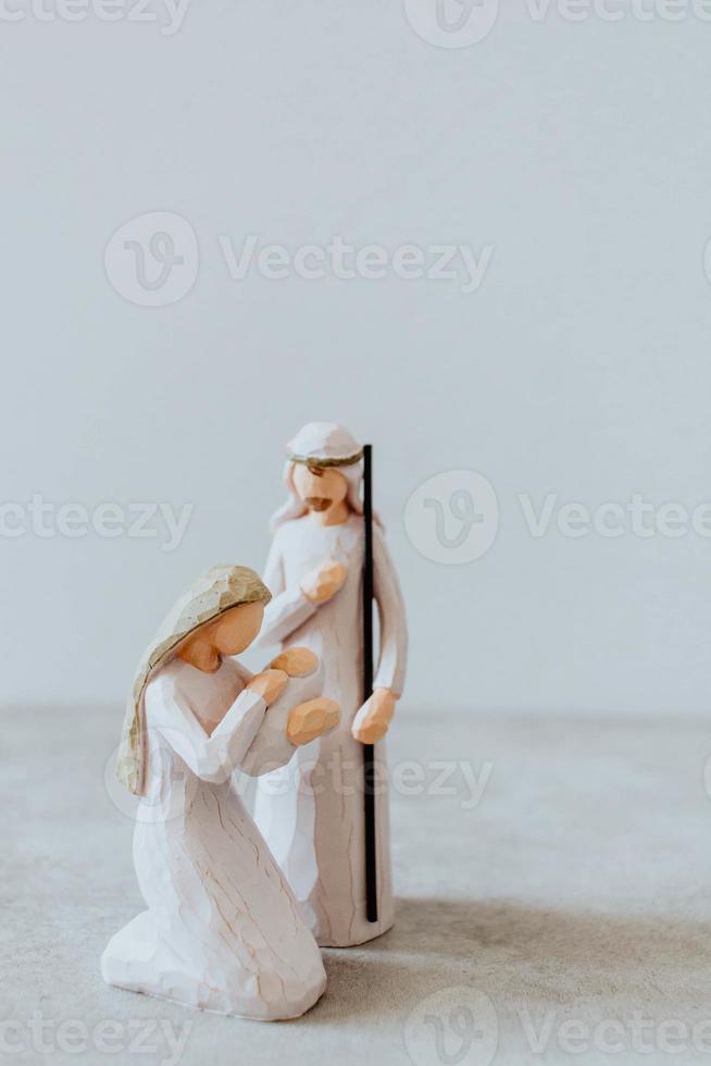 Minimal Christmas Nativity Scene photo