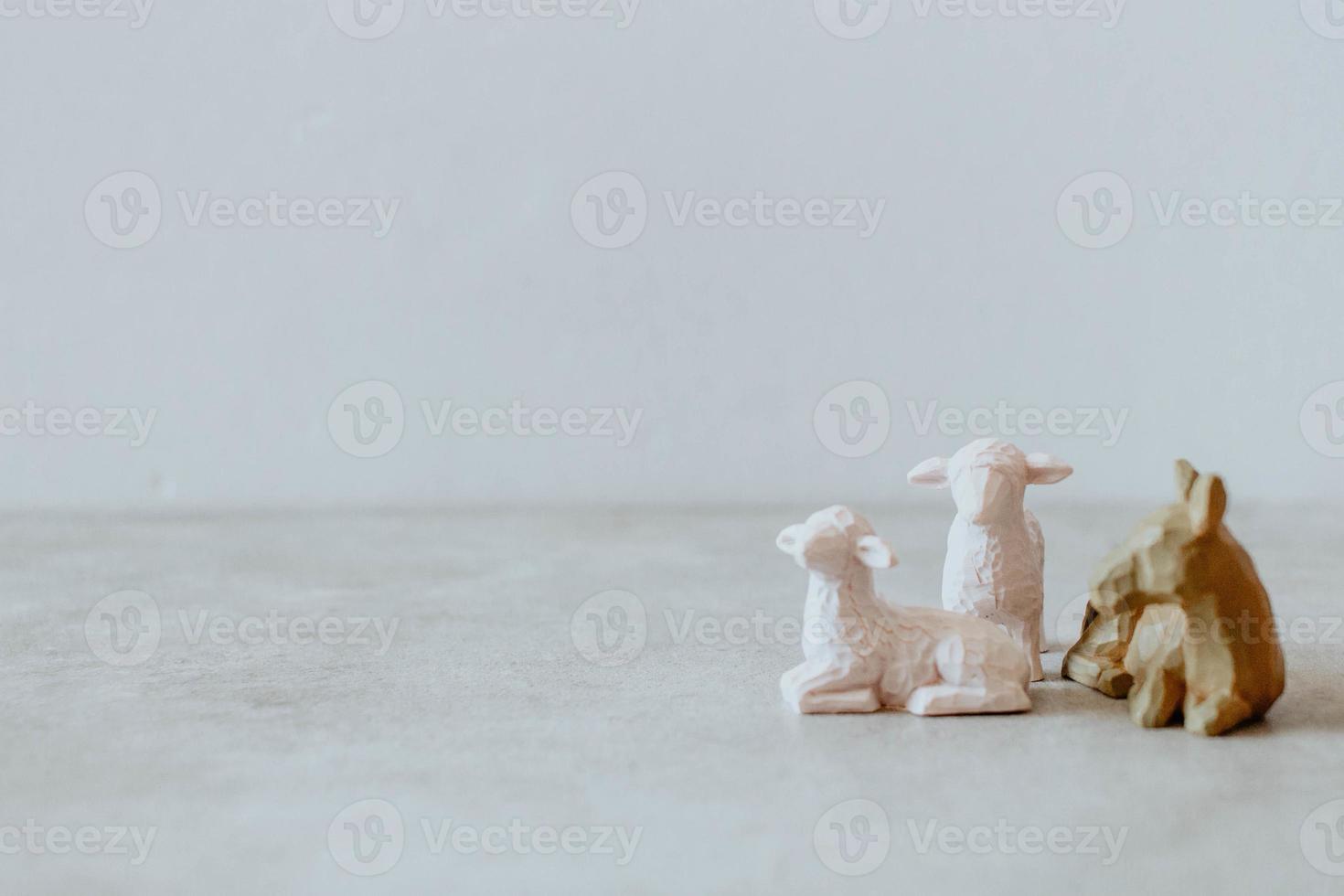 Minimal Christmas Nativity Scene photo