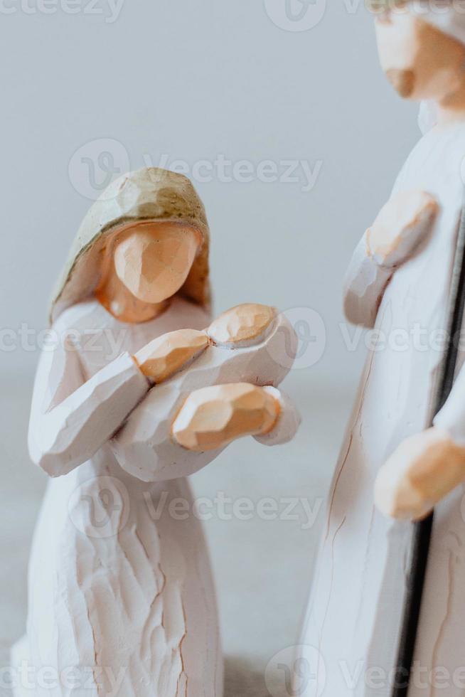 Minimal Christmas Nativity Scene photo