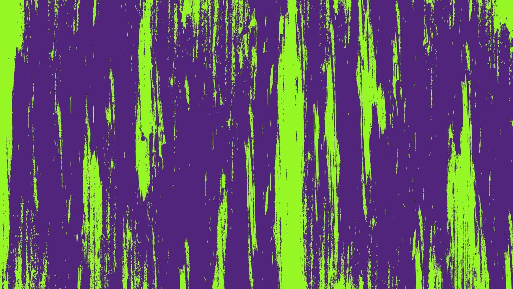 Abstract Bright Green Grunge Texture In Dark Purple Background vector