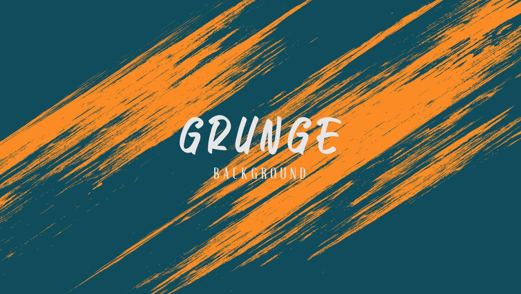 Textura de rasguño grunge naranja abstracto en fondo oscuro vector