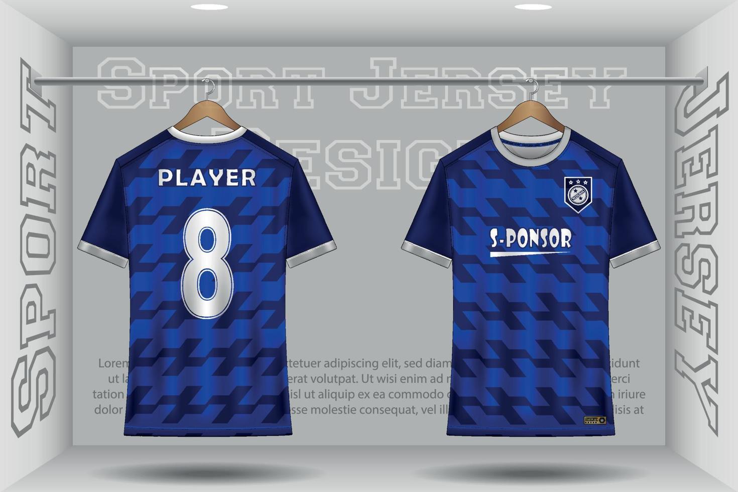 Soccer jersey mockup, football jersey mockup, in the studio sublimation for sport t shirt design