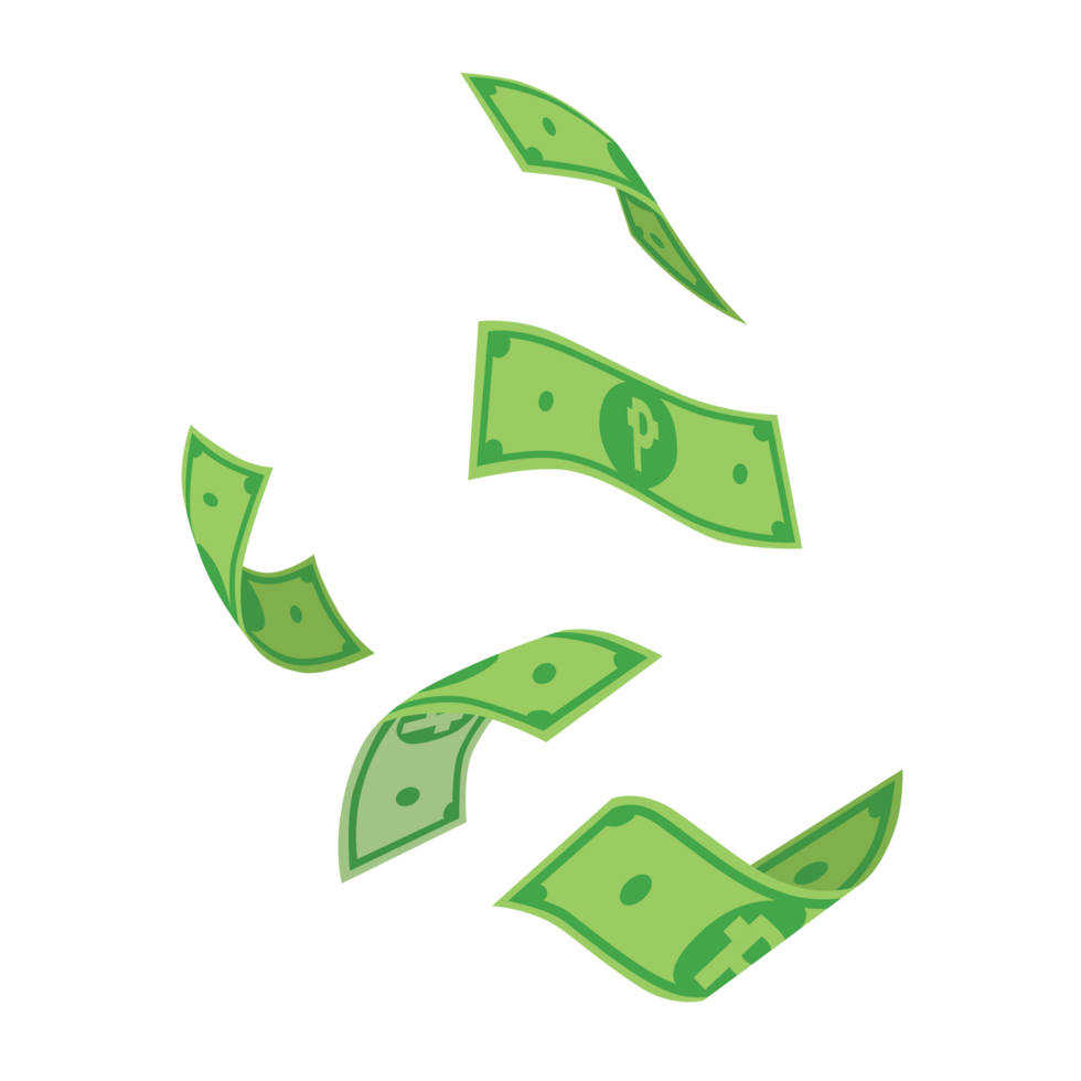 Flying Money Peso 15275802 PNG