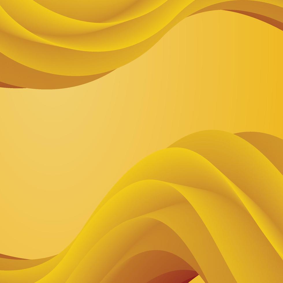 ola fondo amarillo vector