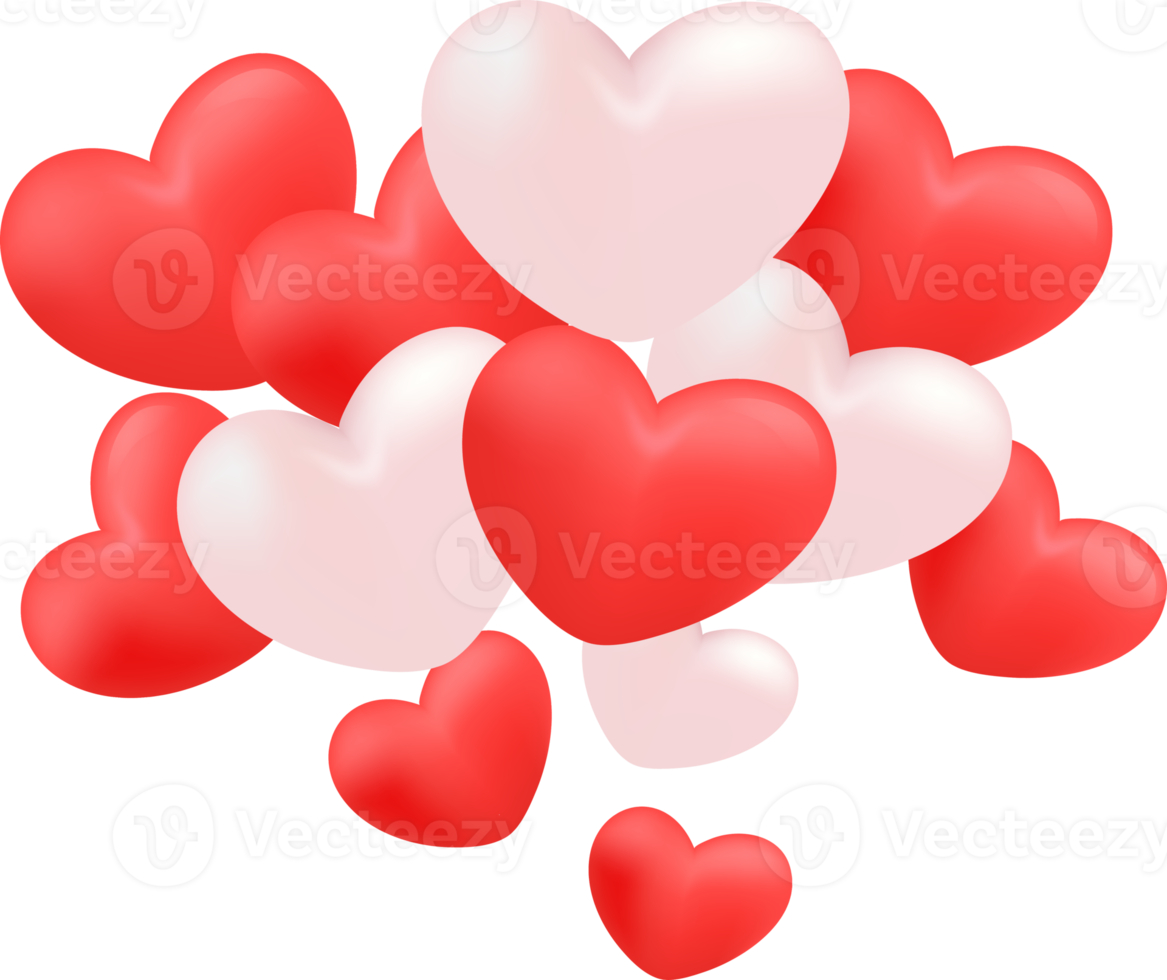 rote luftballons valentine illustration png