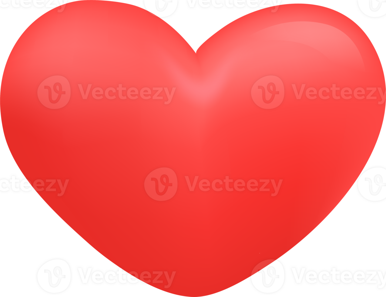 3D-Herz-Valentine-Ornament png