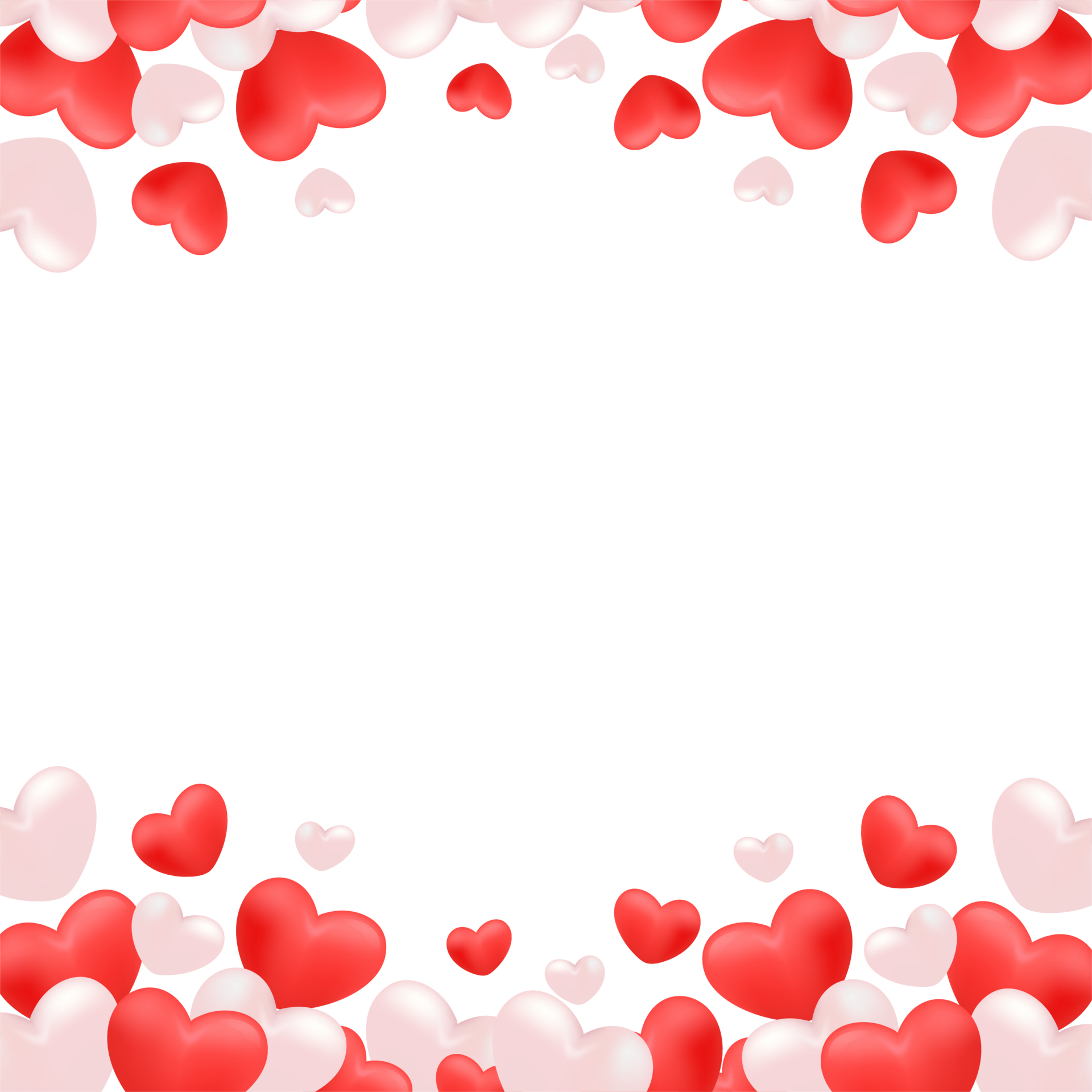 Free Hearts Border Frame Valentines Day 15276321 PNG with Transparent  Background