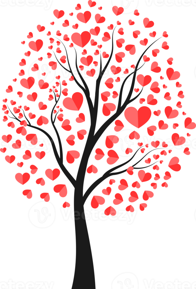 Heart Tree Branch Illustration png