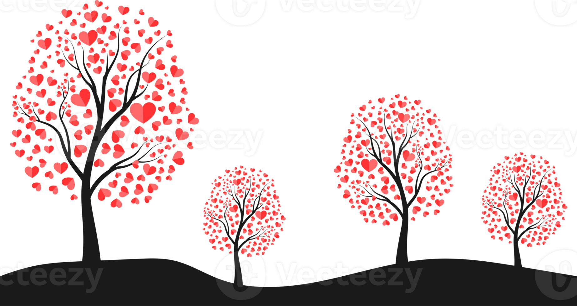 Heart Tree Branch Illustration png