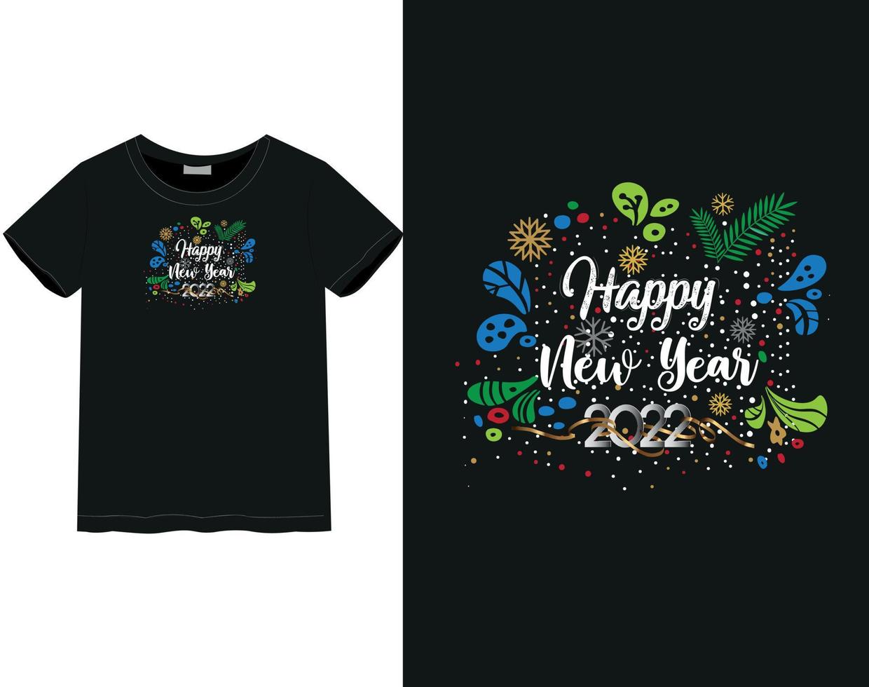 New Year 2023 t-shirt vector