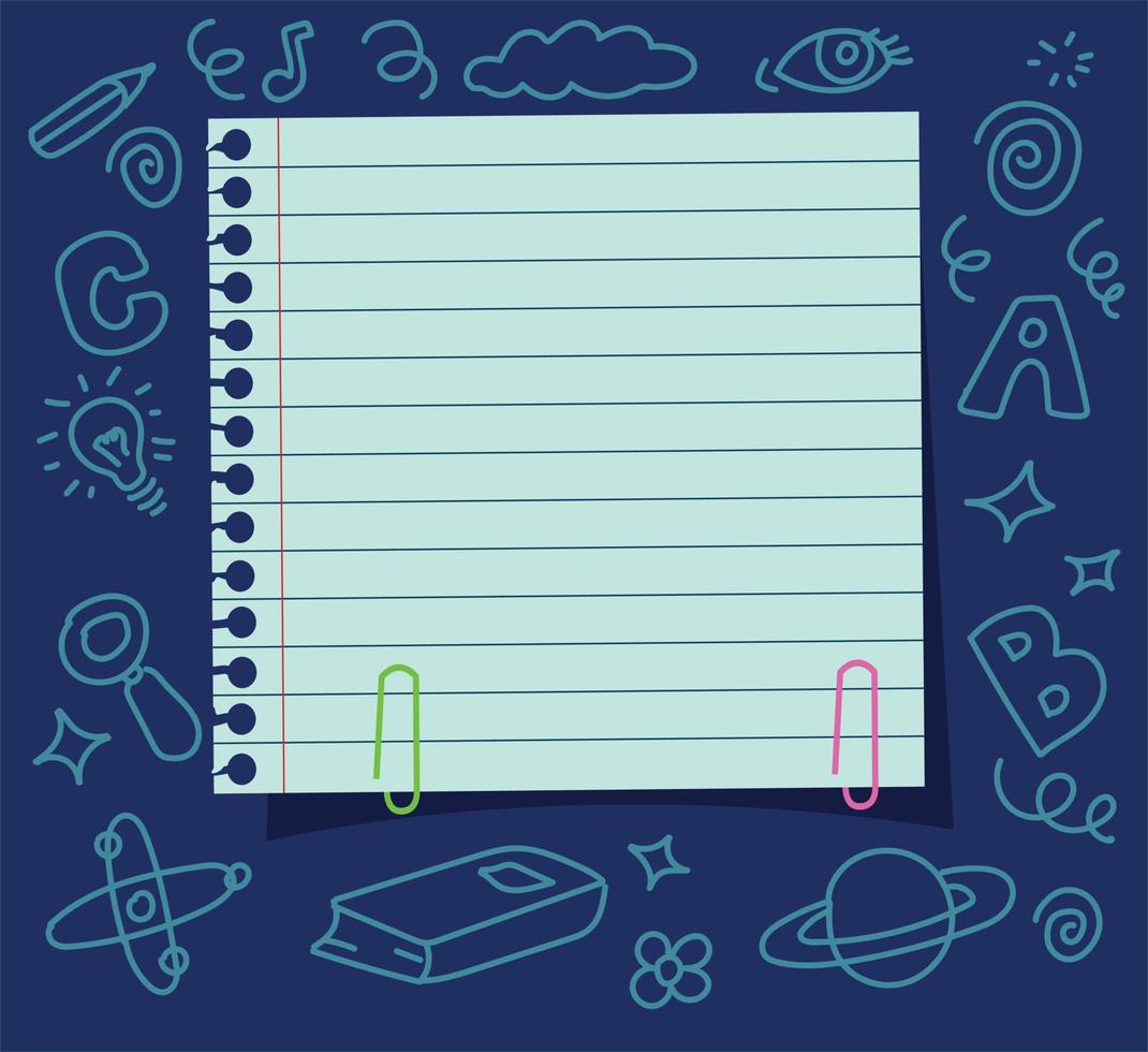 Your text here cute kid holding note paper vector