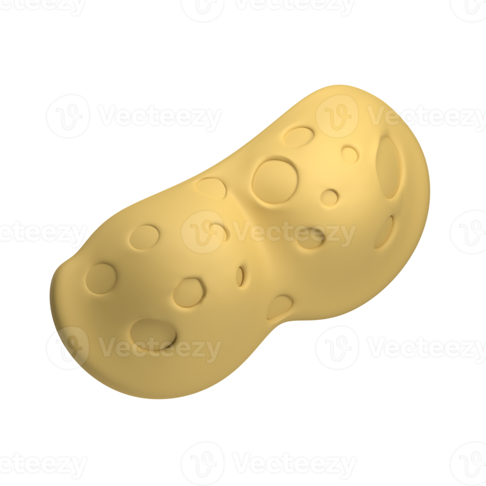 peanut 3d icon png