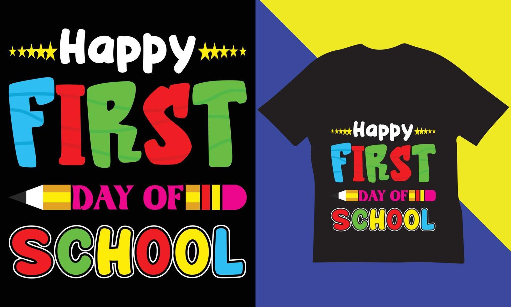 100 Days of School T-Shirt Design. vector