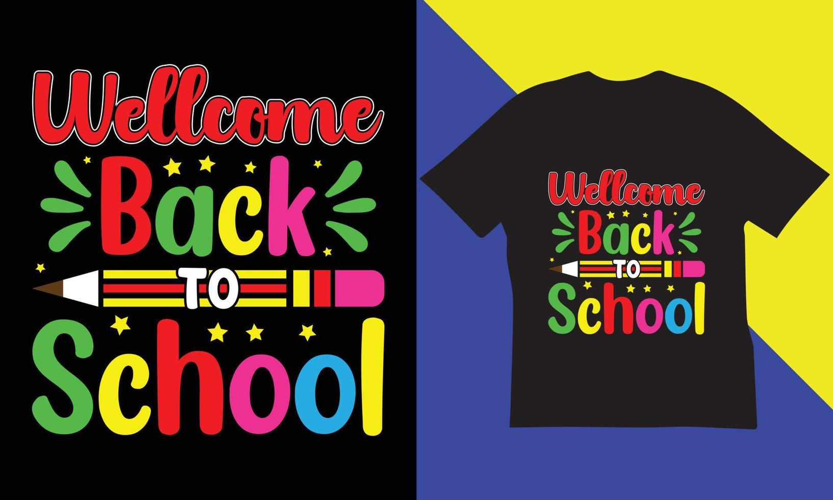 100 Days Of School T-Shirt Design. vector