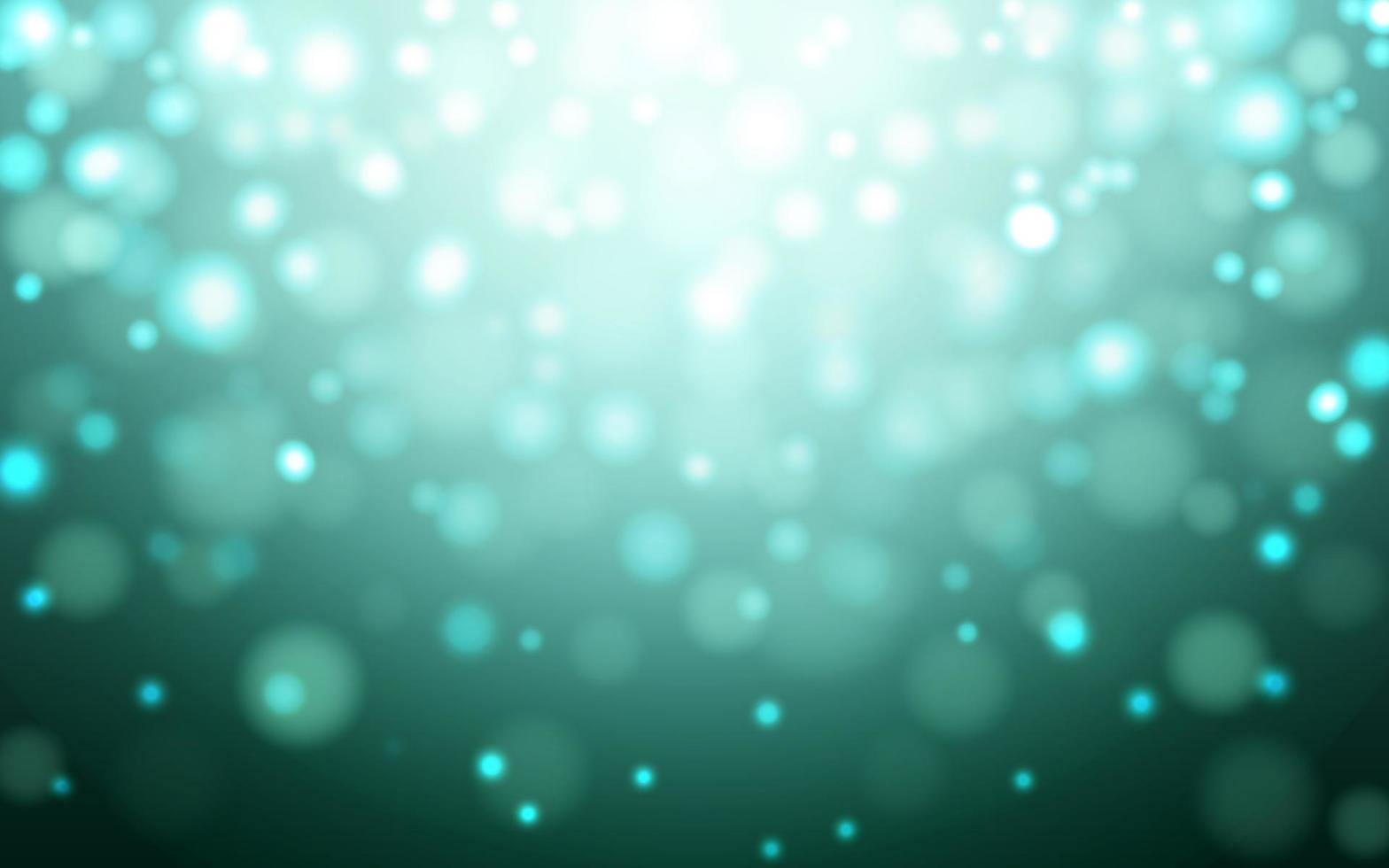 Emerald bokeh soft light abstract background, Vector eps 10 illustration bokeh particles, Background decoration