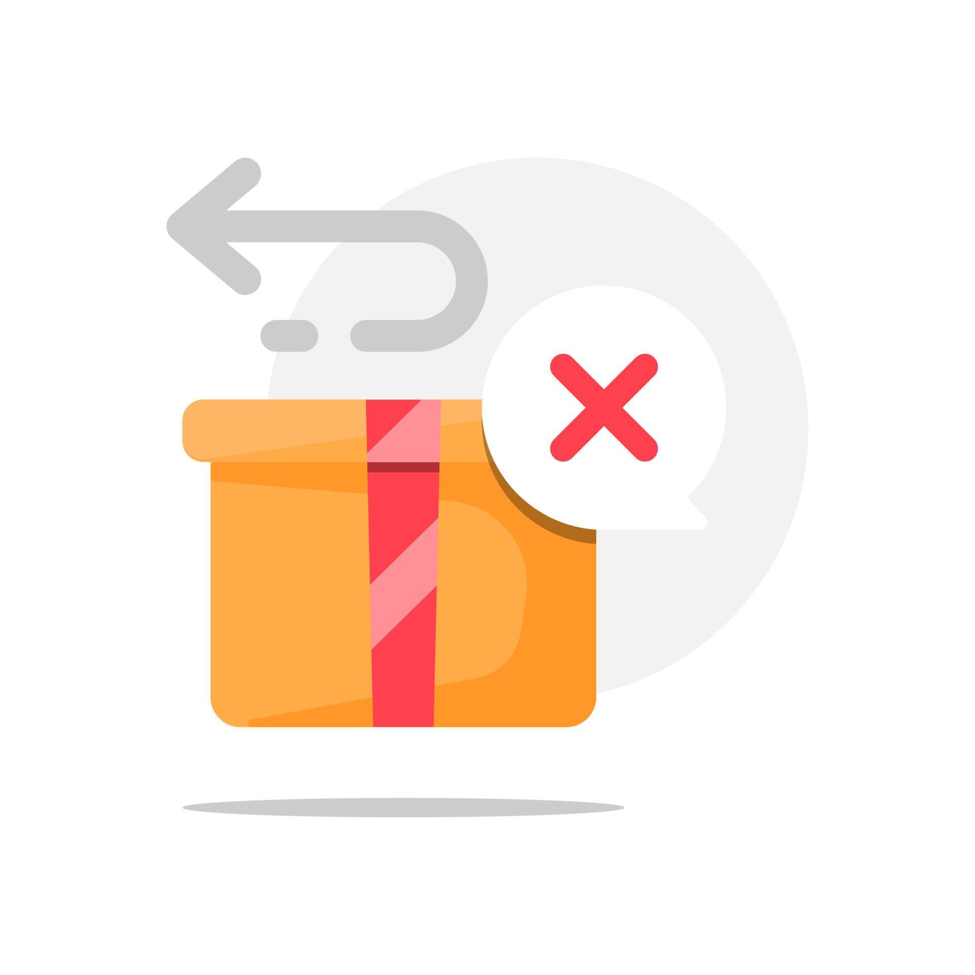 Product return concept illustration flat design vector eps10. modern graphic element for landing