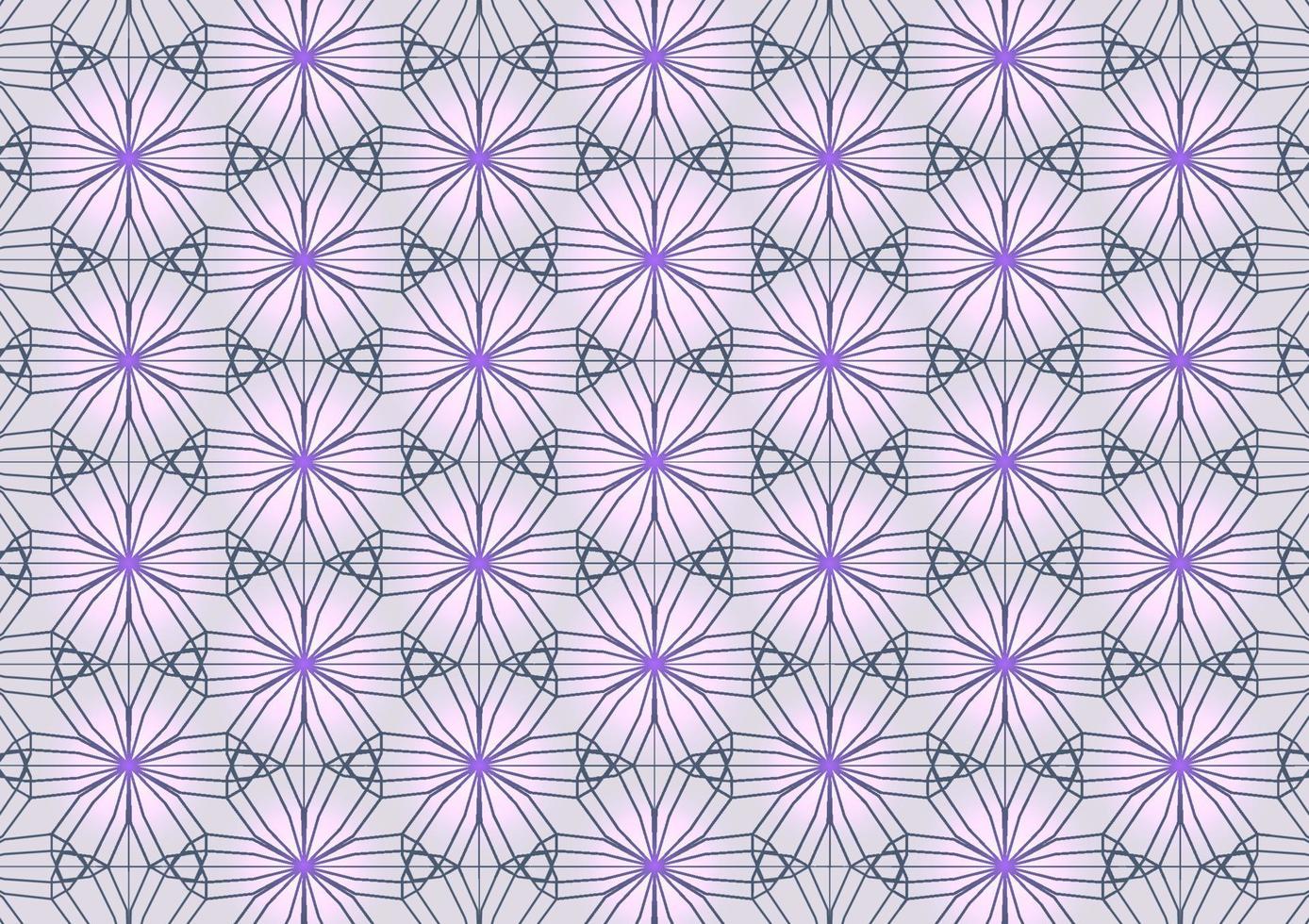 geometría abstracta flor natural sin fisuras de fondo vector