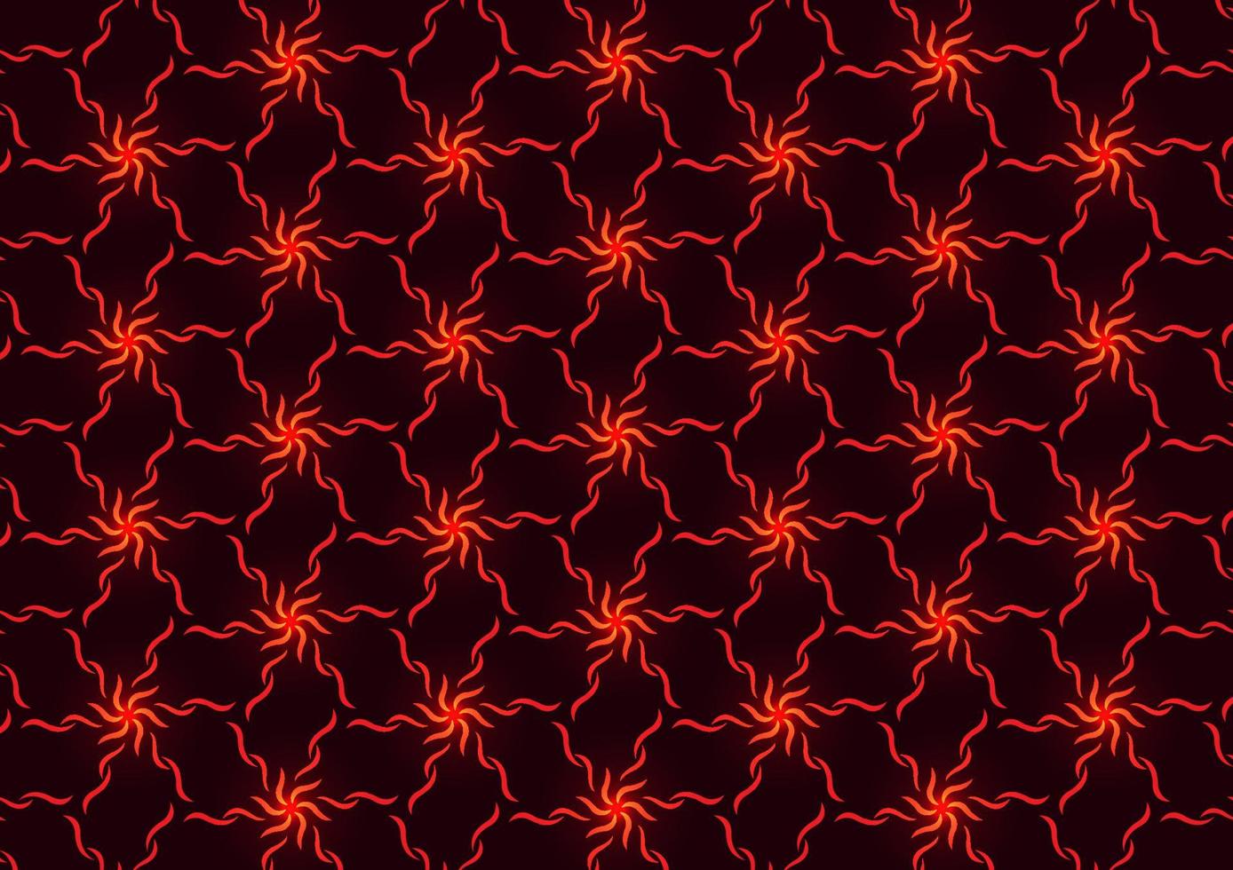 Flame abstract seamless pattern red chain background vector