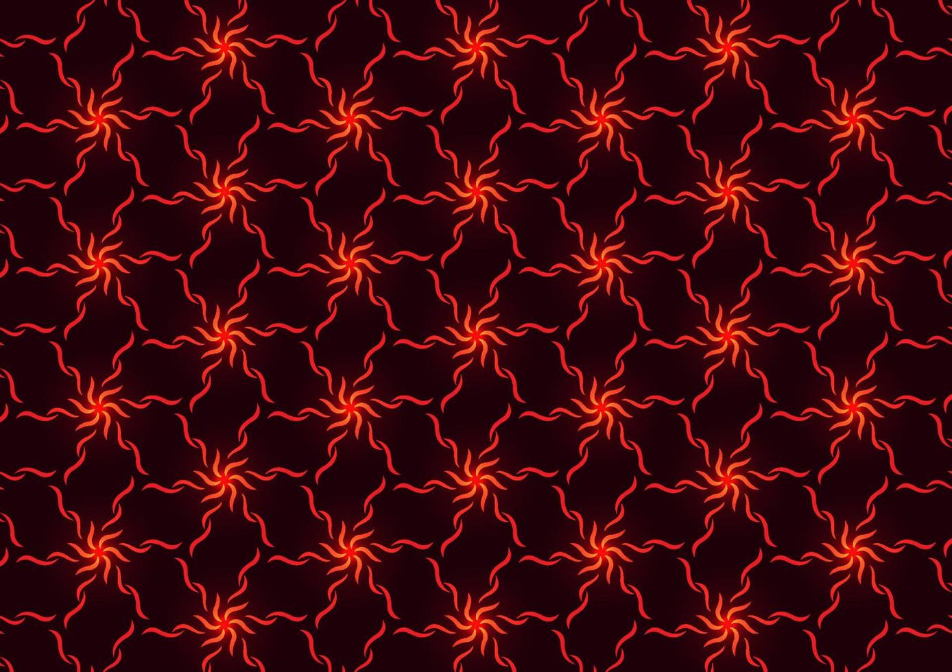 Flame abstract seamless pattern red chain background vector