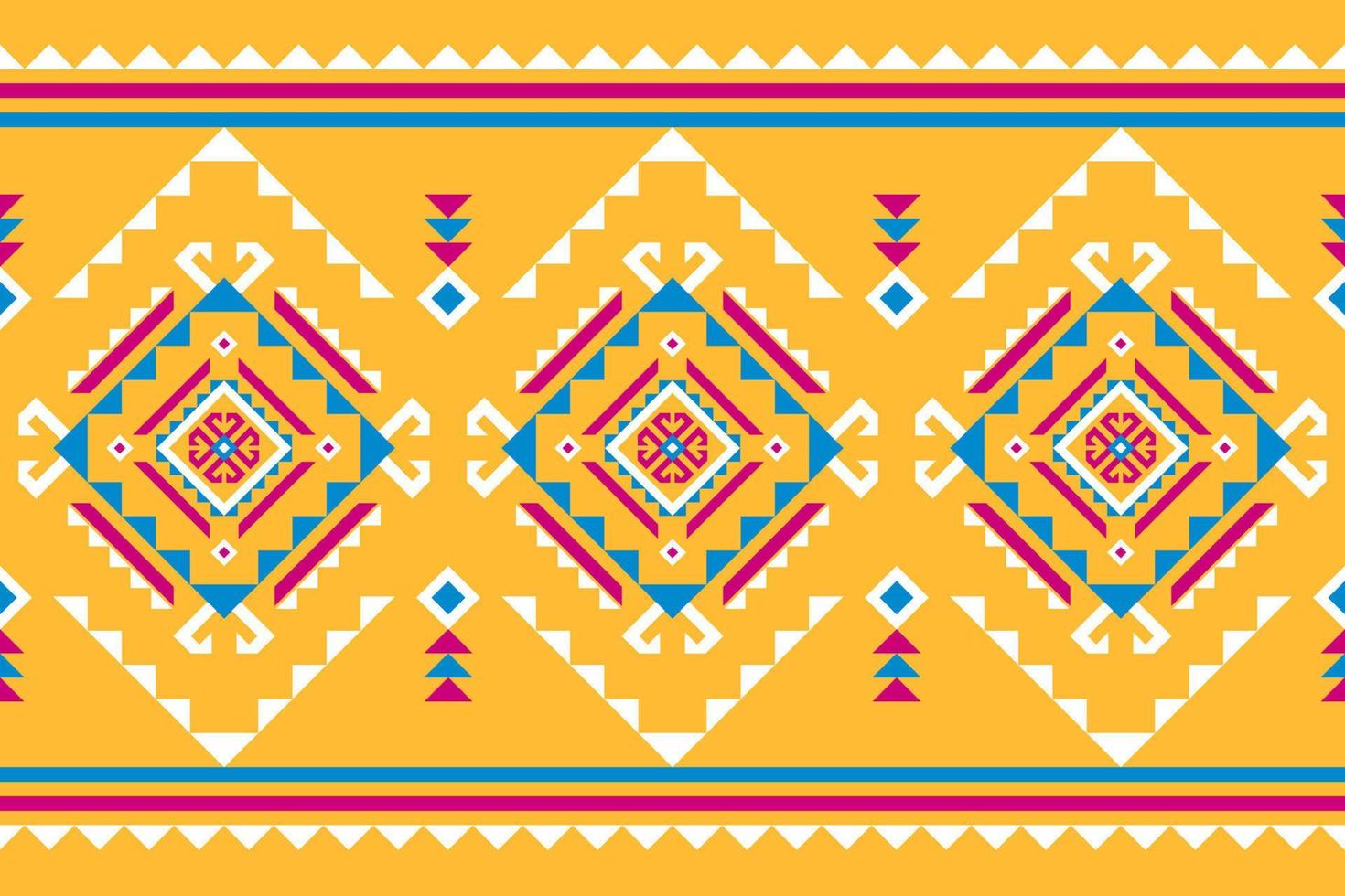 Carpet ethnic tribal pattern art. Geometric ethnic seamless pattern in tribal. Mexican style. vector