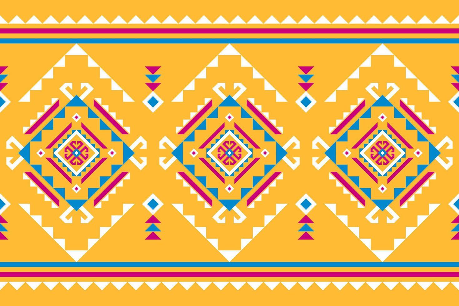 Carpet ethnic tribal pattern art. Geometric ethnic seamless pattern in tribal. Mexican style. vector