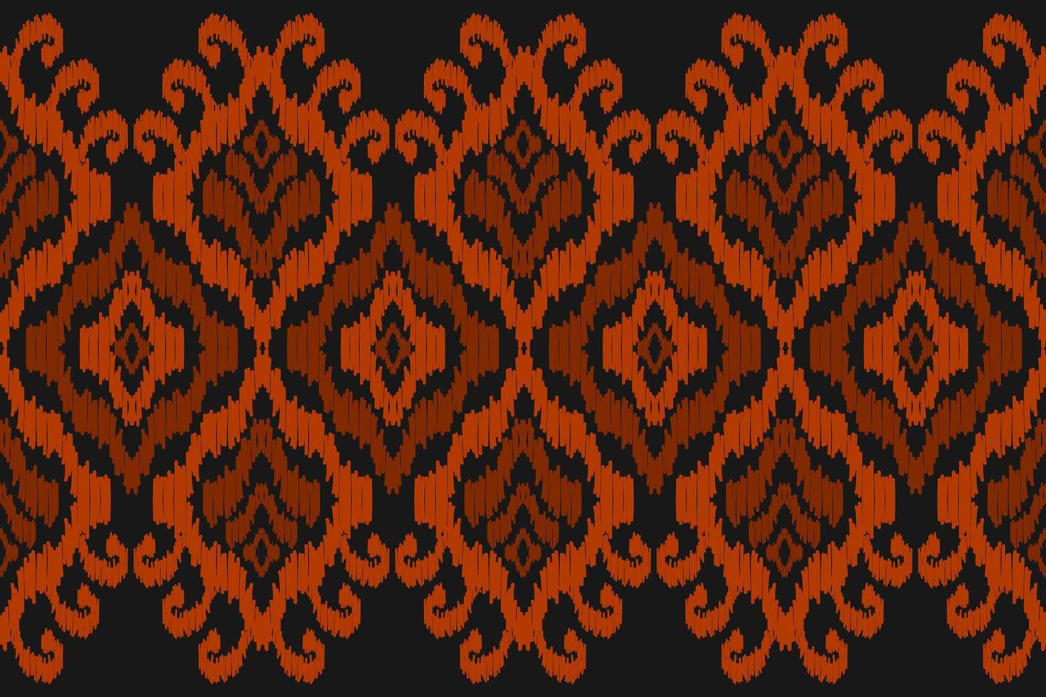 Beautiful carpet ikat art. Geometric ethnic seamless pattern in tribal. American, Mexican style. vector