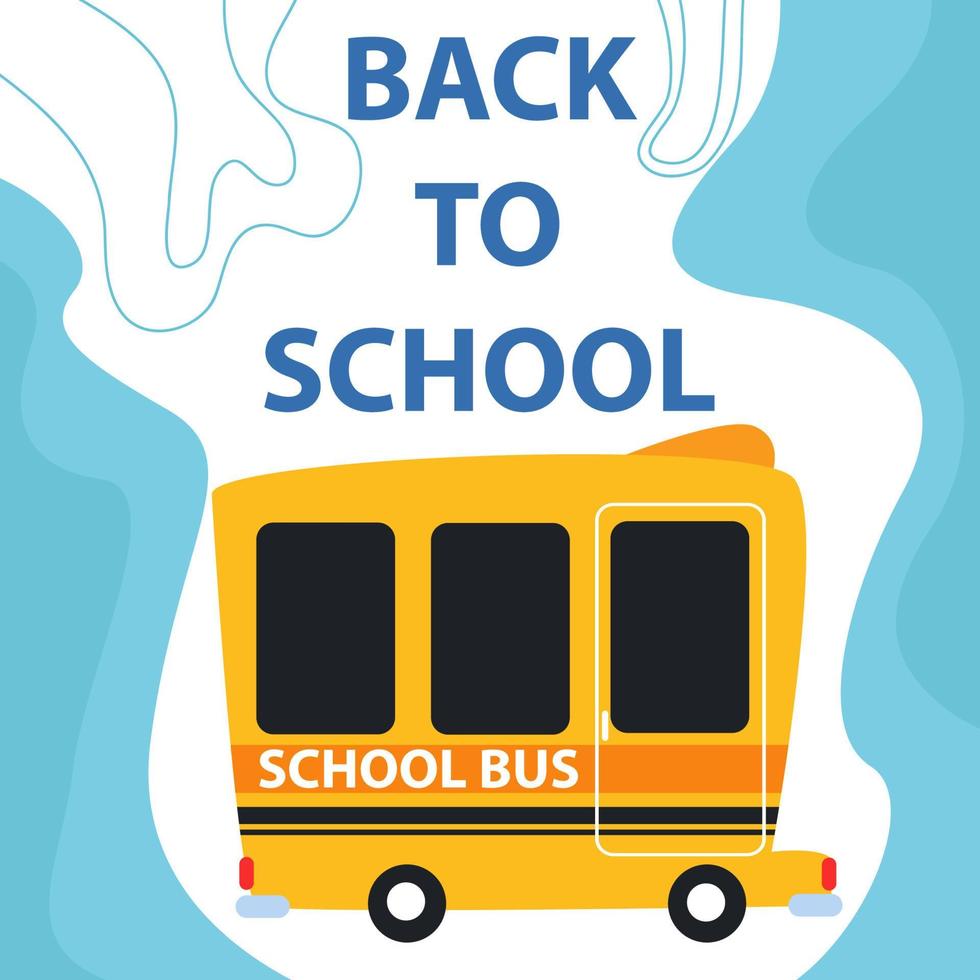 Cute characters and a concept of education for back to school vector
