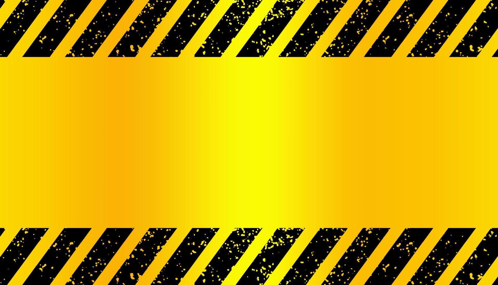 empty yellow background with police line vector illustration grunge texture warning danger style