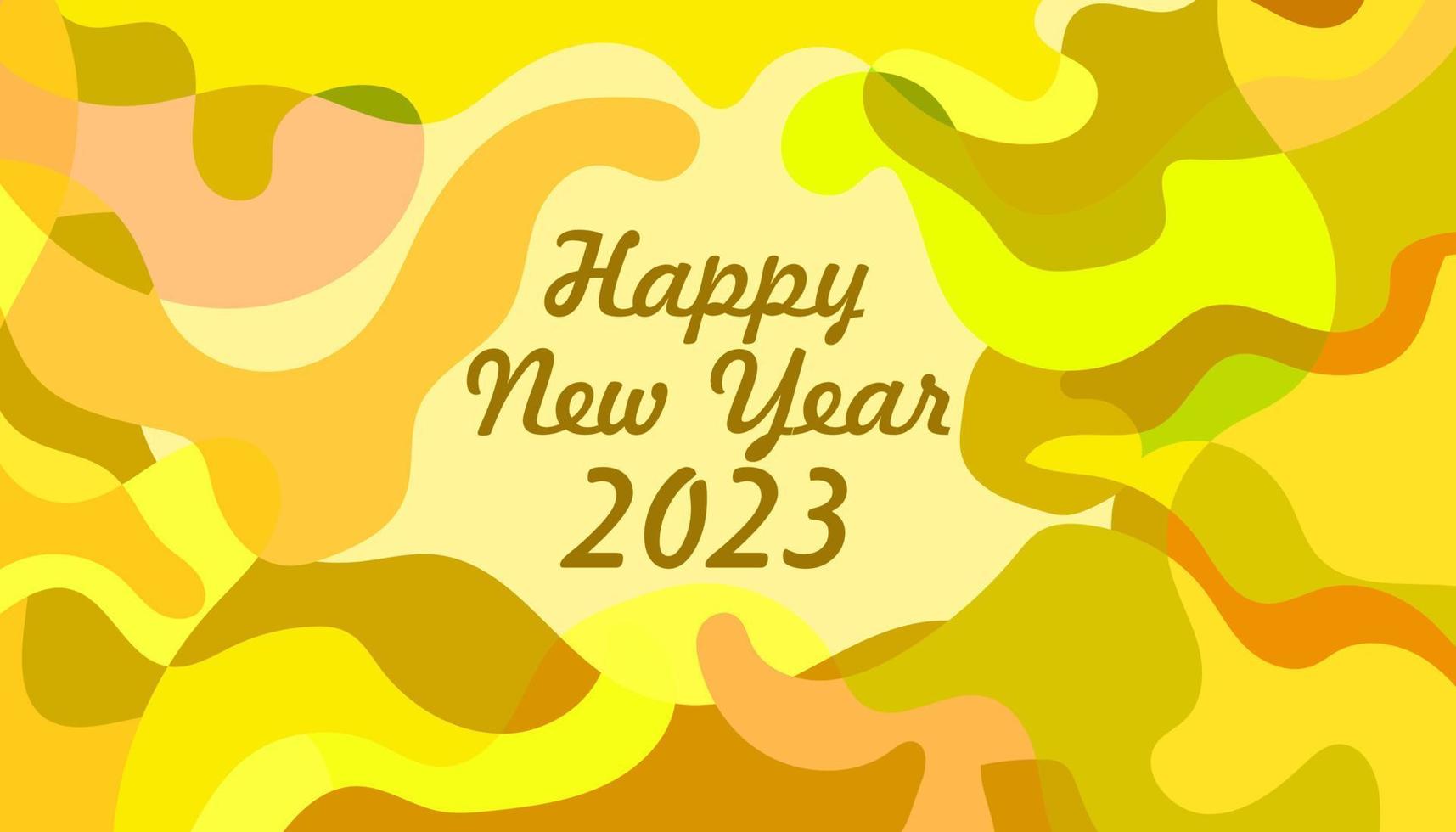 The Abstract Golden Fluid Background for New Year vector