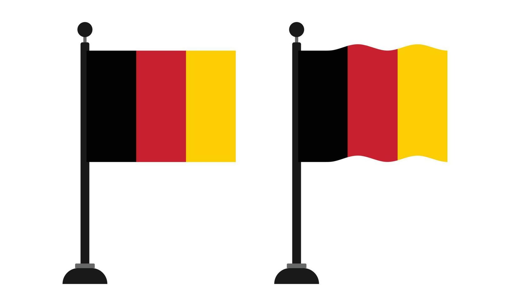 Flag of belgium. Illustrations of the flag of Belgium vector