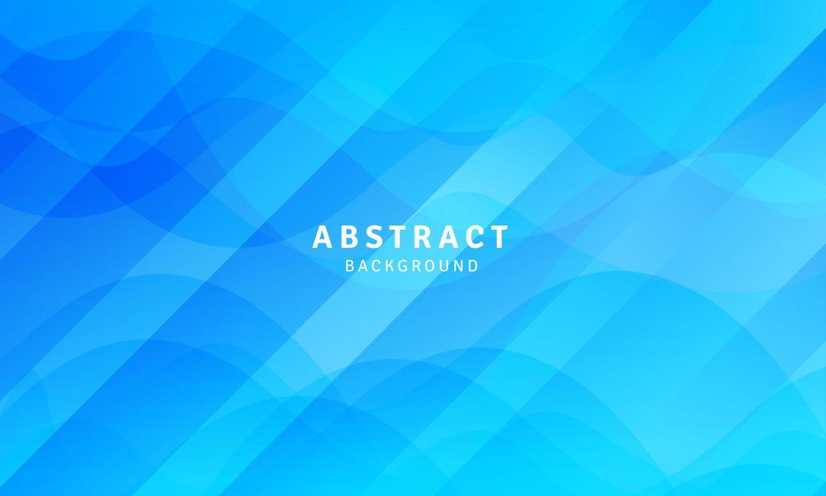 Wavy blue shapes abstract background Design vector