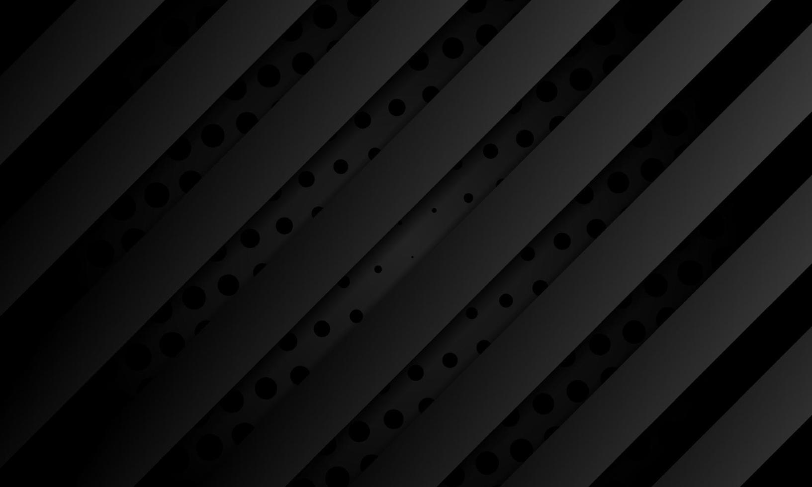 patrón de fondo negro oscuro líneas diagonales estilo de medios tonos moderno y elegante vector