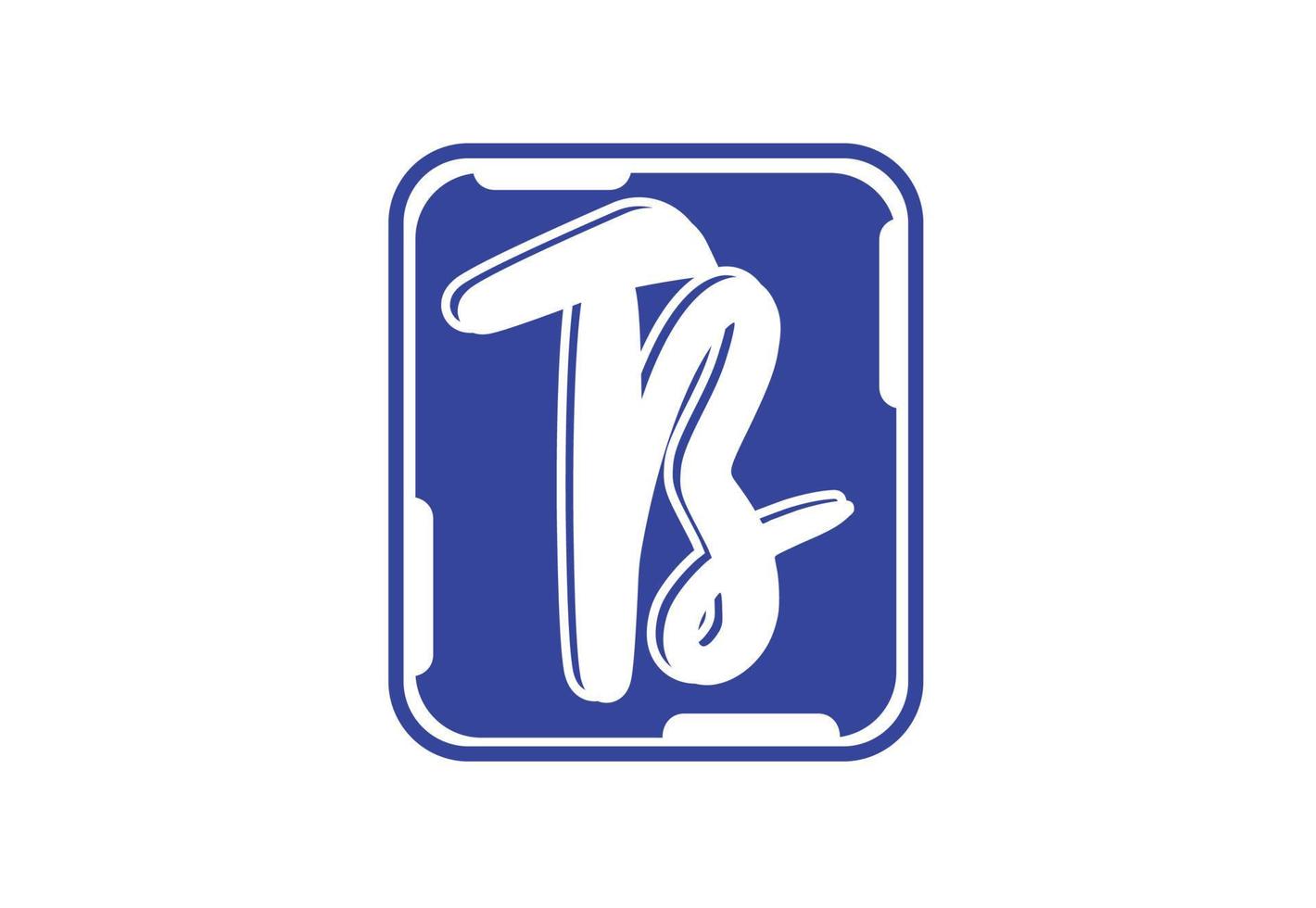 TB letter logo and icon design template vector
