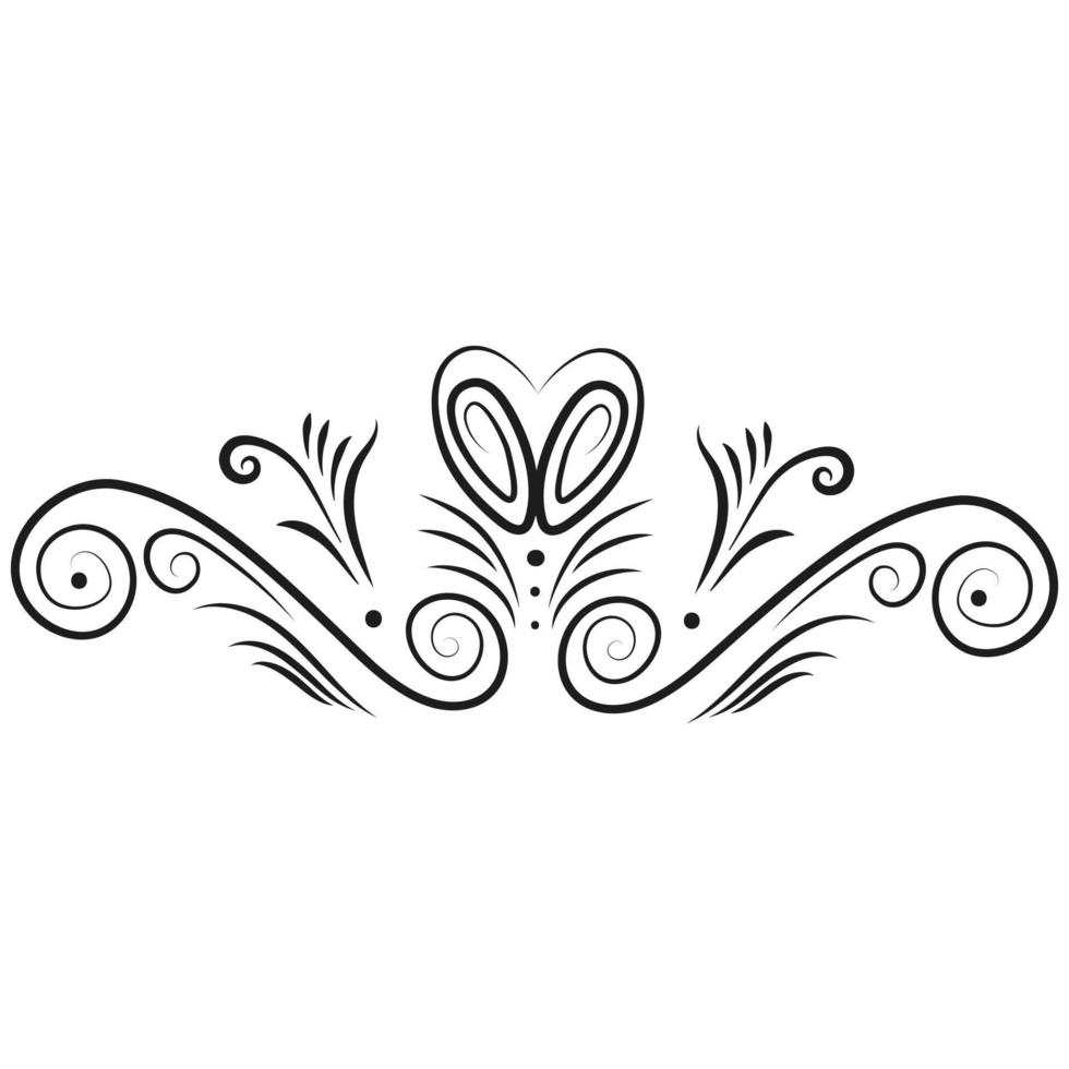 Pattern tattoo outline vector